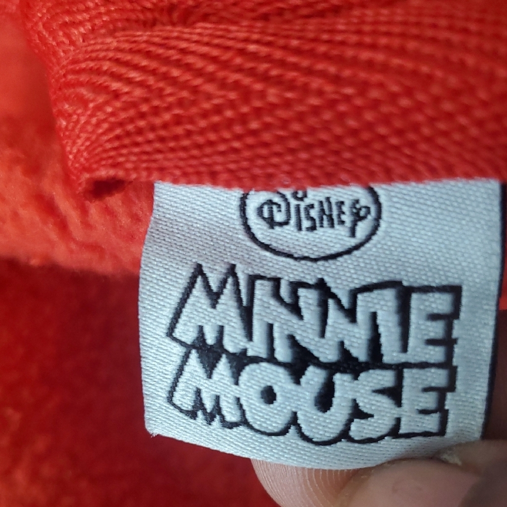 Disney Winnie Mouse Red Girls Robe with Hood Size 6-7 - Picture 10 of 12